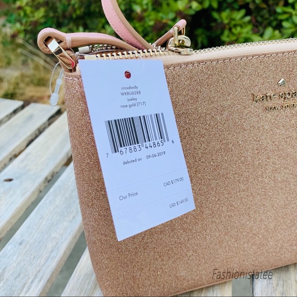 Kate spade joeley rose gold crossbody Holiday - Picture 2 of 8